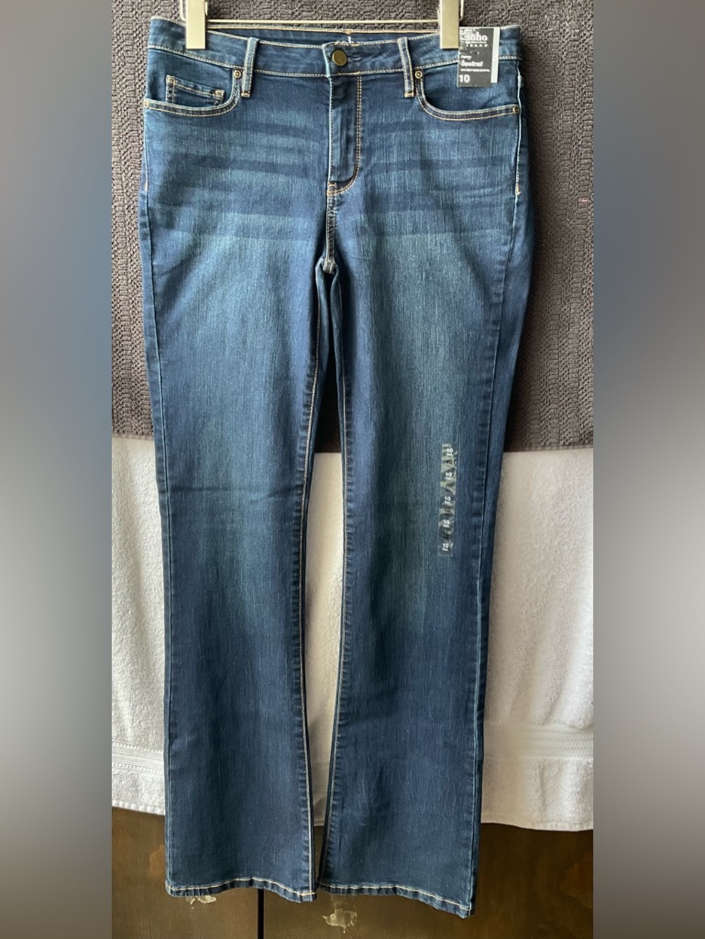 New York & Company Women's Boot Cut Jeans in Blue Denim